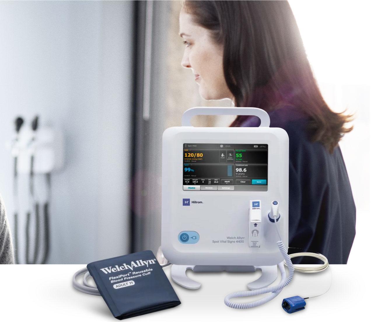 Monitor Welch Allyn de signos vitales: conexión vital desde el primer contacto