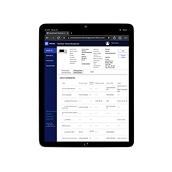 SmartCare™ Remote Management component information is displayed on a tablet.